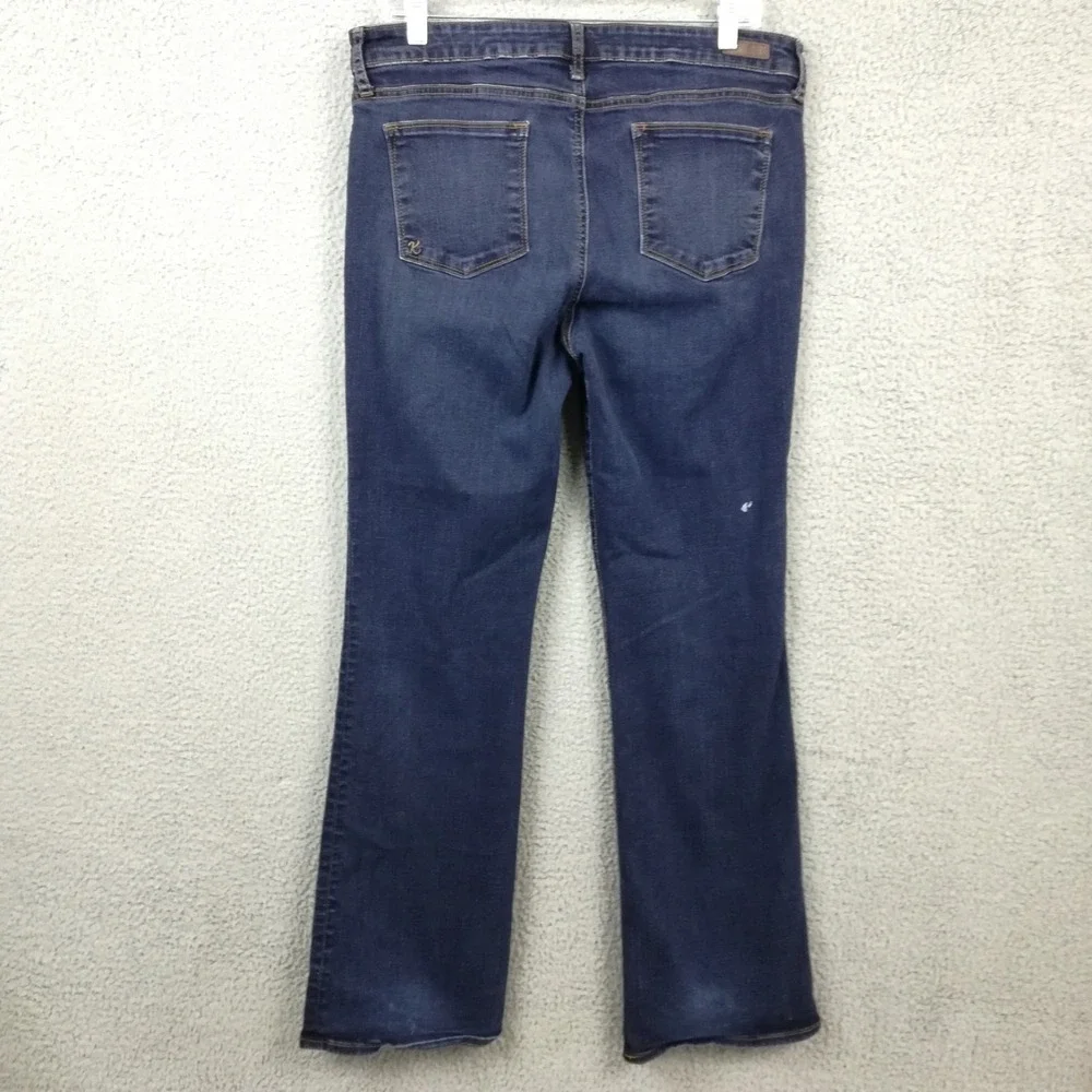 Kut From The Kloth Womens Jeans Baby Boot Cut Blue Denim Dark Mid Short 16S